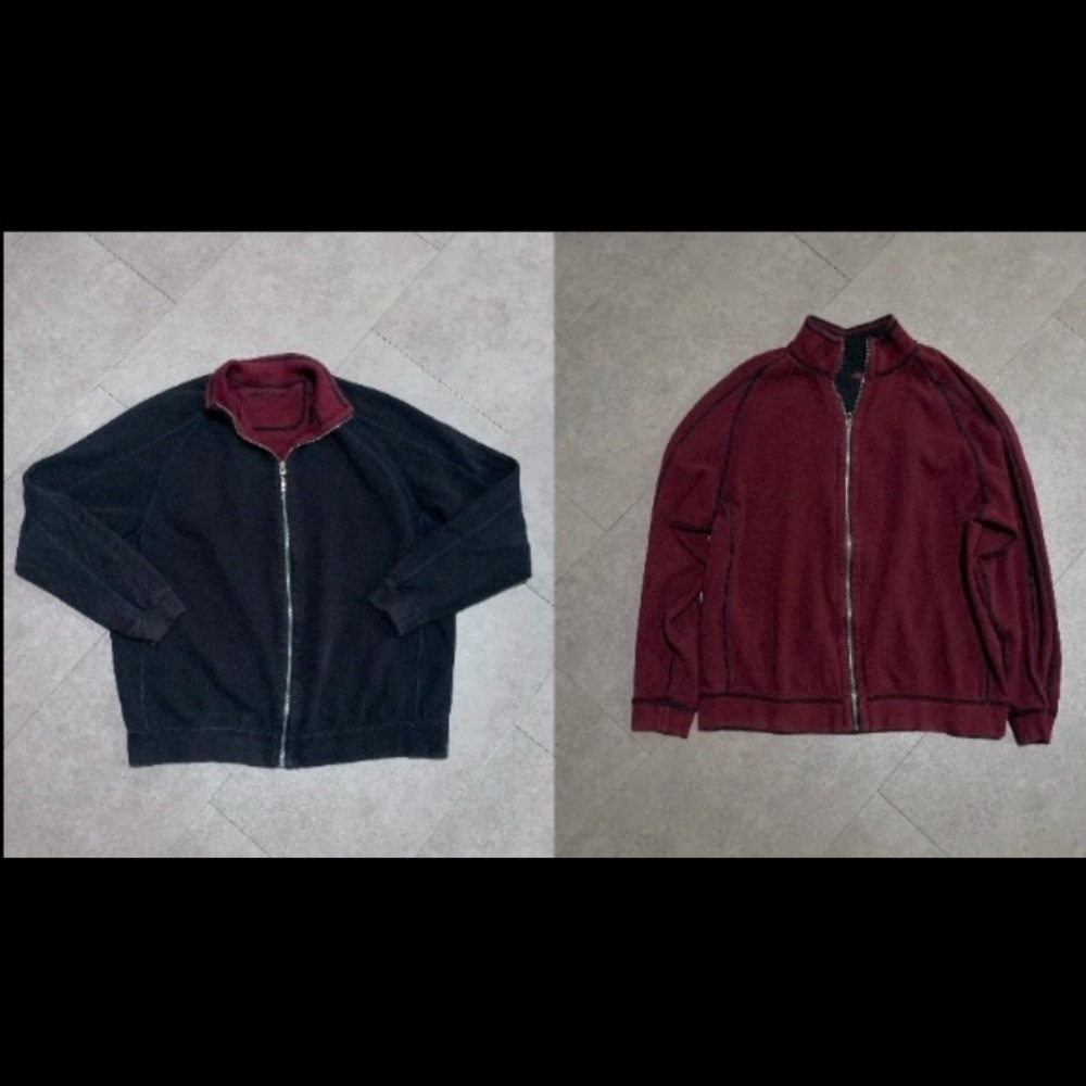 Tommy Bahama Reversible Zip-up Sweater